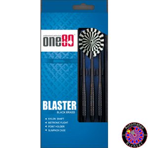 Steel Darts Dartpfeil Set One80 - Blaster Black